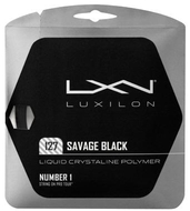 Luxilon Savage Tennis String - Black - 12,2m Set