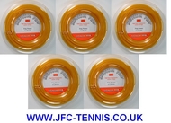 5x 200m Reels of Signum Pro - Poly Power Tennis String - 5x 200m Reel 