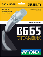 Yonex BG65Ti Badminton String - 10m Set