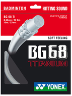 Yonex BG68Ti Badminton String - 10m Set